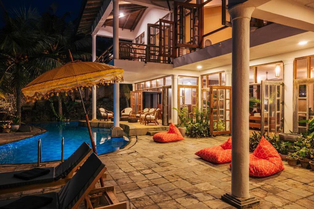 Santi Beach House With Pool & Beach Weligama Bagian luar foto